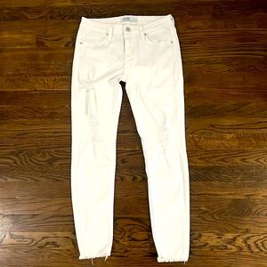 NWT JUST BLACK distressed stretch skinny jean